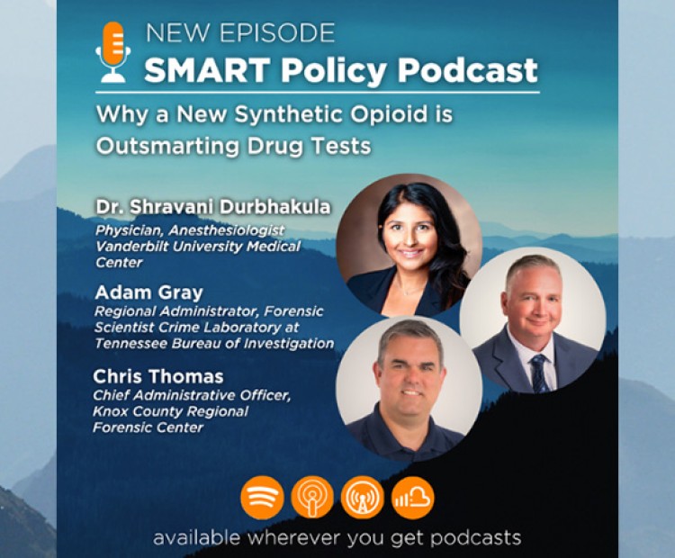 SMART Policy Podcast featuring Dr. Shravani Durbhakula, Adam Gray and Chris Thomas.