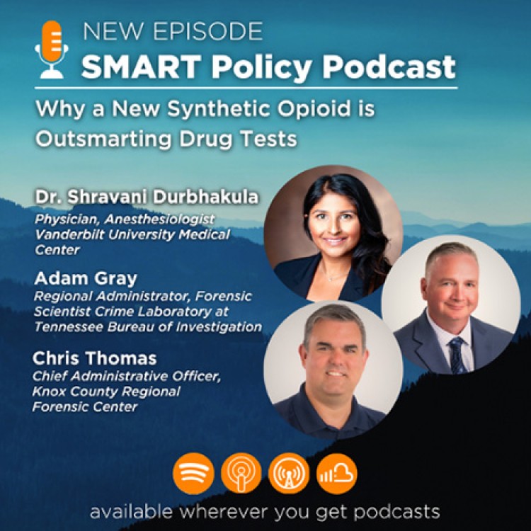 SMART Policy Podcast featuring Dr. Shravani Durbhakula, Adam Gray and Chris Thomas.