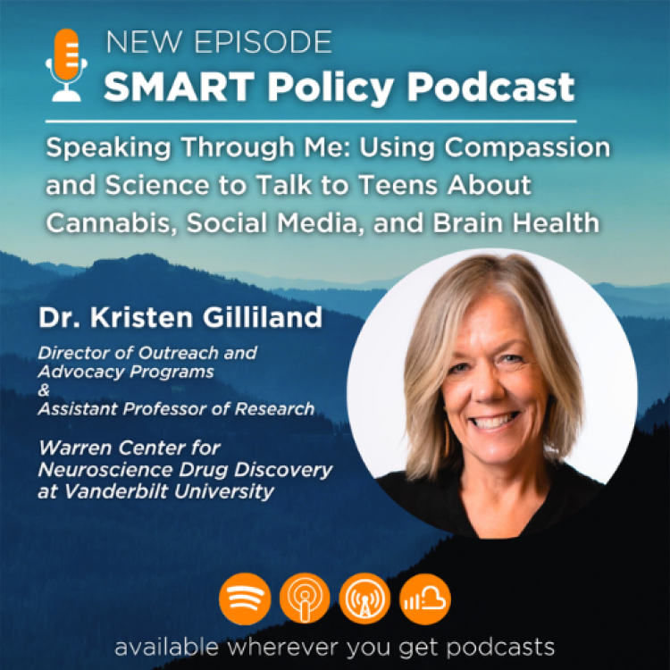 SMART Policy Podcast featuring Dr. Kristen Gilliland.